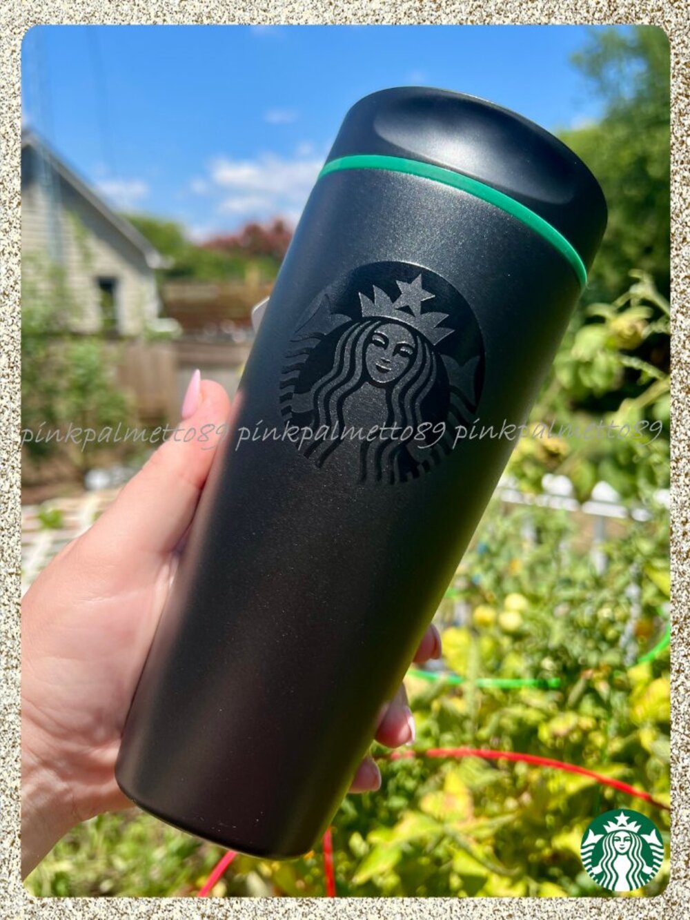 ✨💚 NWT 2026 Owala + Starbucks SmoothSip Slider 20oz SS Tumbler in Black
